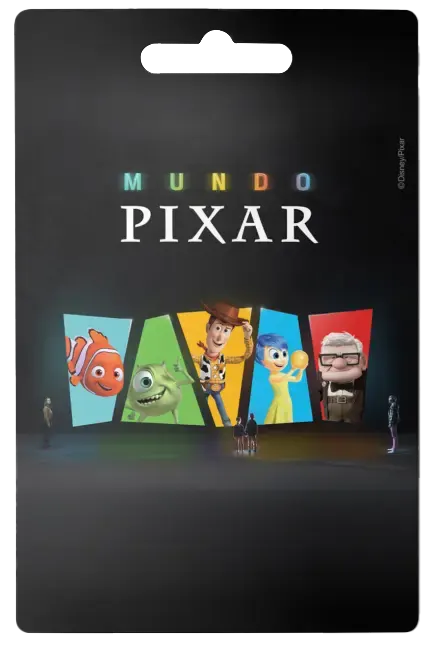 CARTÃO PRESENTE - Mundo Pixar em Fortaleza no Shopping Iguatemi Bosque