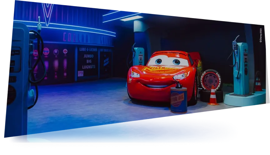 Carros - Mundo Pixar em Fortaleza no Shopping Iguatemi Bosque